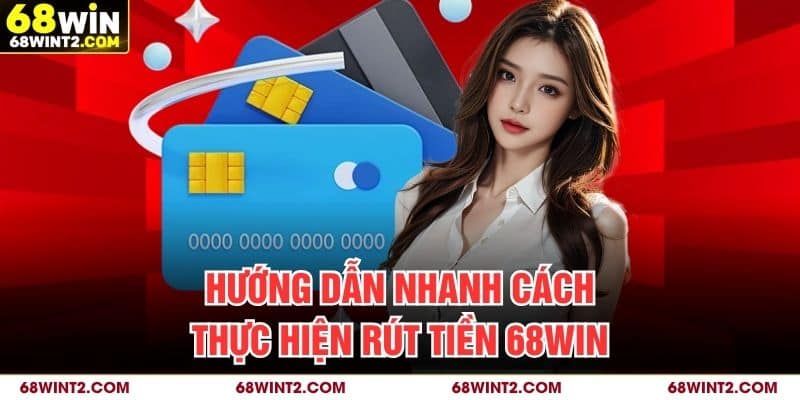 Hướng dẫn nhanh cách thực hiện rút tiền 68WIN